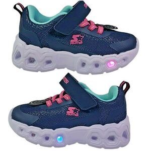 Starter Toddler Boys Girls Light Up Shoes‎ LED Flashing Lightweight Size 7 NEW